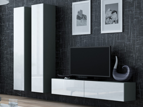 VIGO CAMA MEBLE Комплект 9Фото комплекта мебели для гостиной VIGO 9 CAMA MEBLE белый глянец