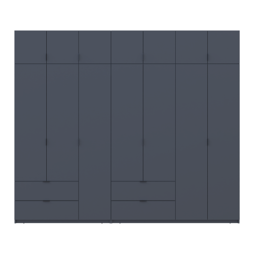 ЛУКАС Шафа з антресоллю 3+4 ДСП ДОРОС (DOROS) 280х50х240