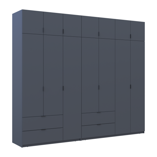 ЛУКАС Шафа з антресоллю 3+4 ДСП ДОРОС (DOROS) 280х50х240