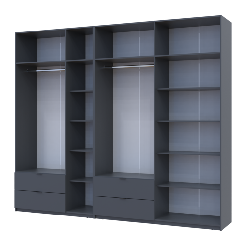 ЛУКАС Шафа з антресоллю 3+4 ДСП ДОРОС (DOROS) 280х50х240