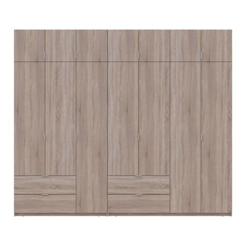 ЛУКАС Шафа з антресоллю 3+4 ДСП ДОРОС (DOROS) 280х50х240