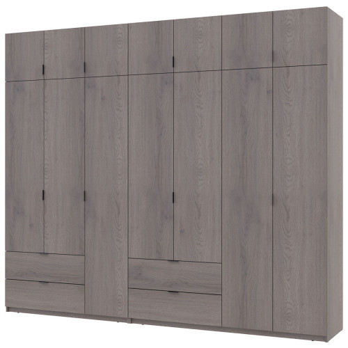 Фото шафи з антресоллю 3+4 ДСП 280 см Лукас ДОРОС (DOROS) канноло