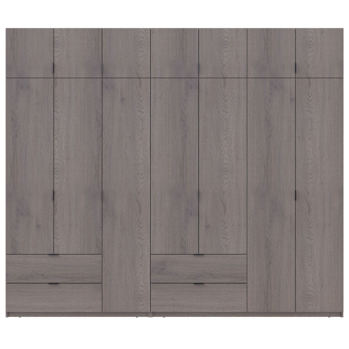 ЛУКАС Шафа з антресоллю 3+4 ДСП ДОРОС (DOROS) 280х50х240