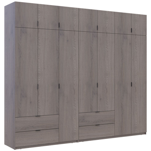 ЛУКАС Шафа з антресоллю 3+4 ДСП ДОРОС (DOROS) 280х50х240