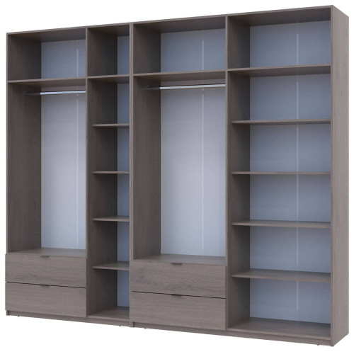 ЛУКАС Шафа з антресоллю 3+4 ДСП ДОРОС (DOROS) 280х50х240