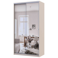 СІТІ ЛАЙТ Шафа-купе 2 Дзеркала ДОРОС (DOROS) 120x60x225