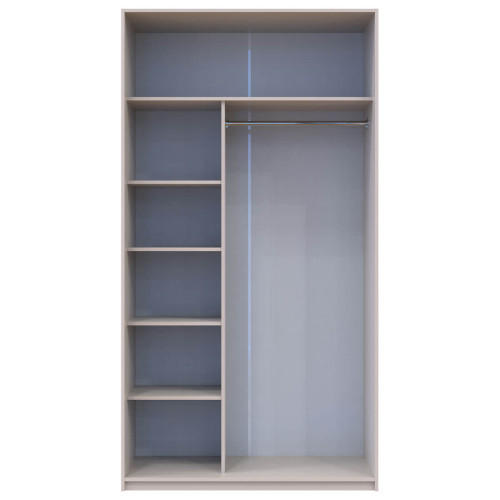 СІТІ ЛАЙТ Шафа-купе 2 Дзеркала ДОРОС (DOROS) 120x60x225