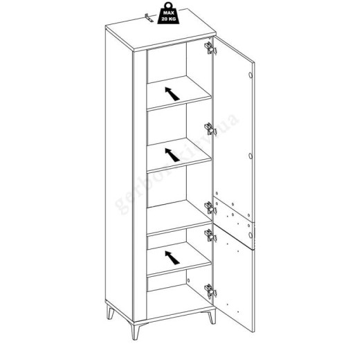 Фото столовой SNOBI BOGFRAN – схема наполнения пенала