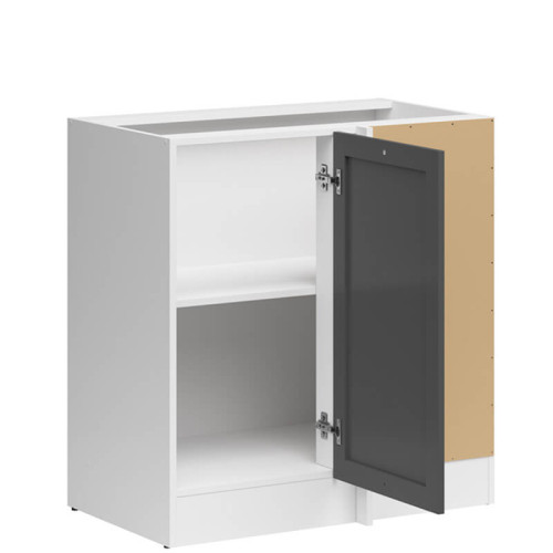 Фото правої кутової тумби JUNONA LINE DNW/100/82P BBL BRW графіт – наповнення