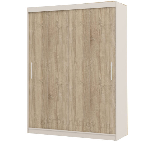 Фото шафи-купе 160 САРА Гербор кашемір / дуб сонома