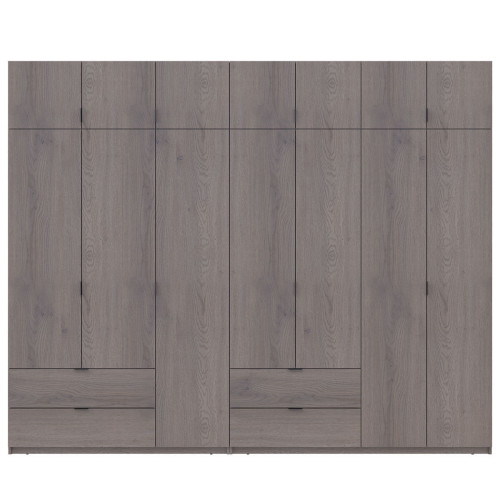 ЛУКАС Шафа з антресоллю 3+4 ДСП ДОРОС (DOROS) 295х50х240