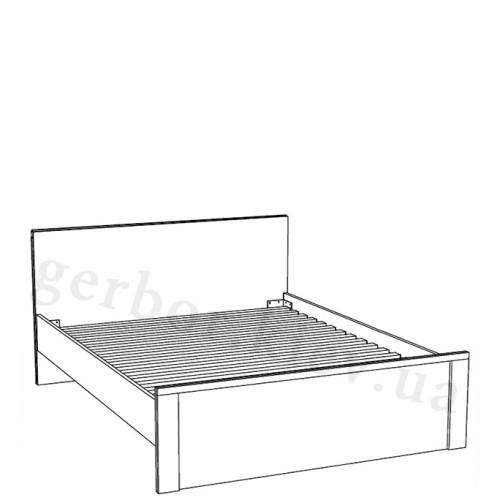 На фото схема кровати LOZ 120 (каркас) NORTON VMV Holding