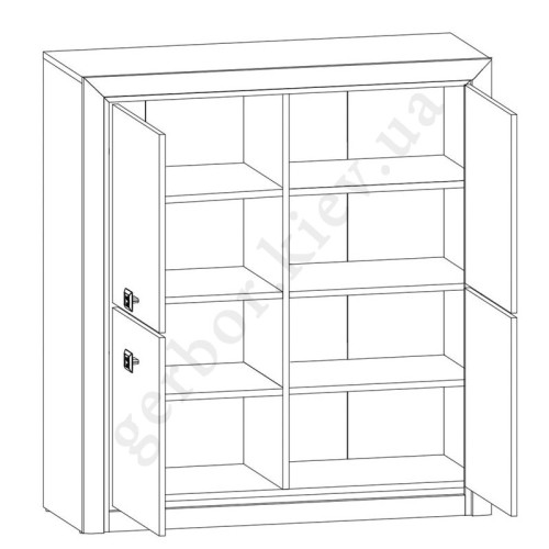 Фото тумби КОЕН II KOM4D БРВ ВМК – наповнення