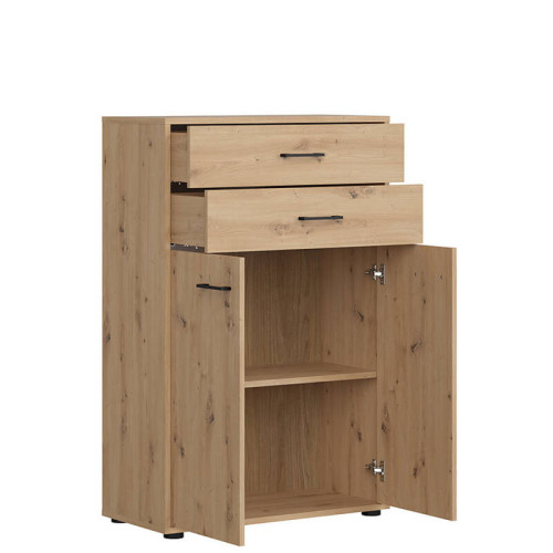 Фото тумбы SPACE OFFICE REG2D2S/120 BRW – наполнение