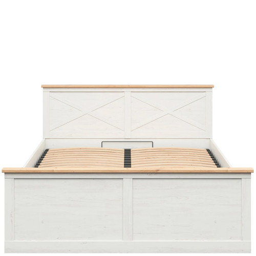 Фото ліжка FRIJA LOZ/160 з підйомним механізмом BRW – вигляд спереду