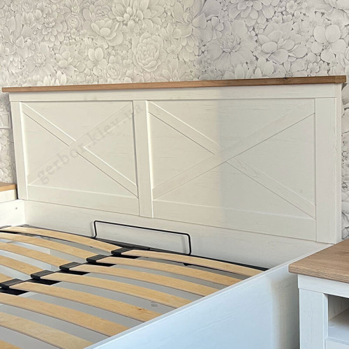 Фото ліжка FRIJA LOZ/160 з підйомним механізмом BRW від покупця – узголів'я