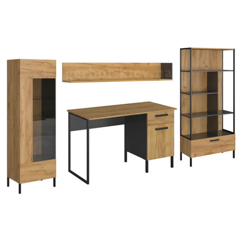 Фото кабінету SANTES VMV Holding дуб крафт золотий / антрацит