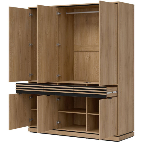 Фото шафи з дзеркалом FERRO FE09 LIVEO – вигляд збоку наповнення