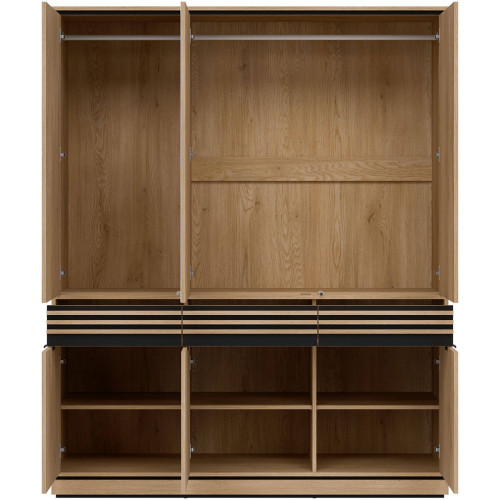 Фото шафи з дзеркалом FERRO FE09 LIVEO – вигляд спереду наповнення