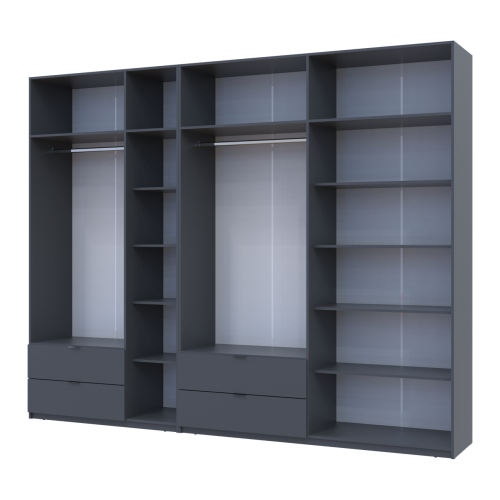 ЛУКАС Шафа з антресоллю 3+4 ДСП ДОРОС (DOROS) 300х50х240