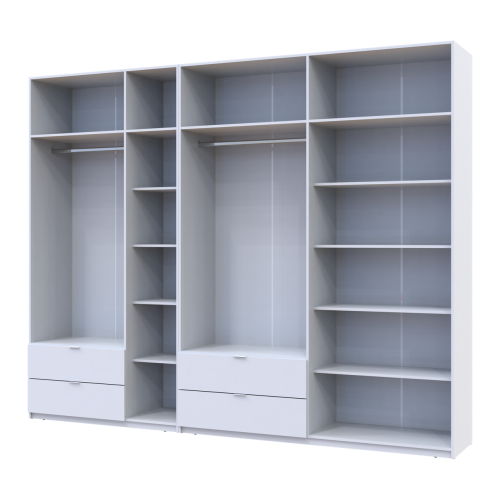 ЛУКАС Шафа з антресоллю 3+4 ДСП ДОРОС (DOROS) 300х50х240