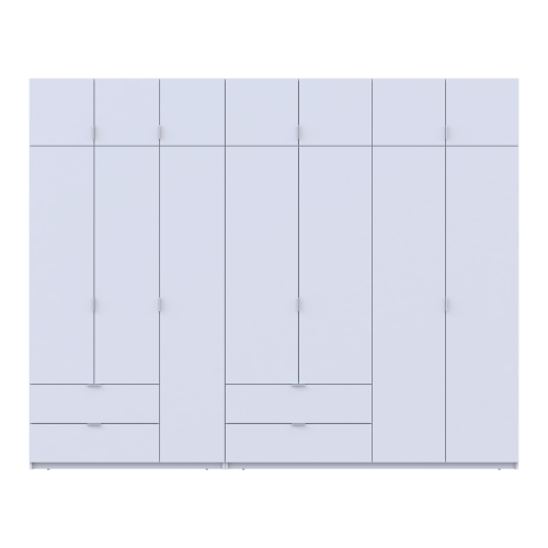 ЛУКАС Шафа з антресоллю 3+4 ДСП ДОРОС (DOROS) 300х50х240