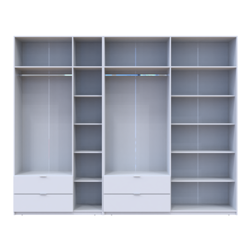 ЛУКАС Шафа з антресоллю 3+4 ДСП ДОРОС (DOROS) 300х50х240