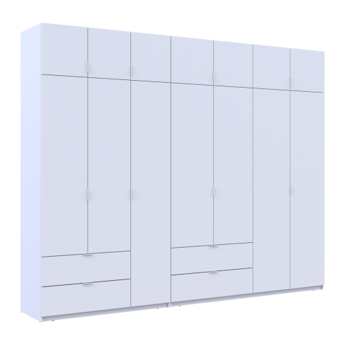 ЛУКАС Шафа з антресоллю 3+4 ДСП ДОРОС (DOROS) 300х50х240