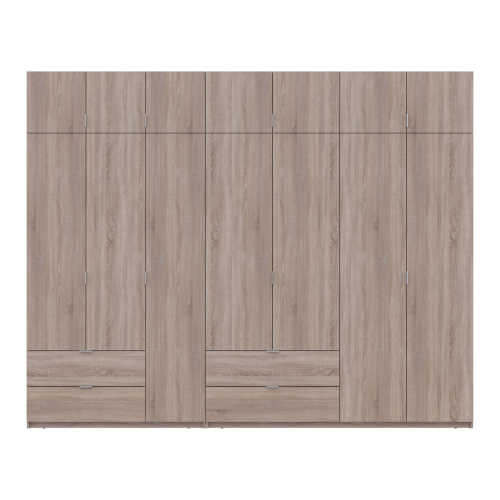 ЛУКАС Шафа з антресоллю 3+4 ДСП ДОРОС (DOROS) 300х50х240