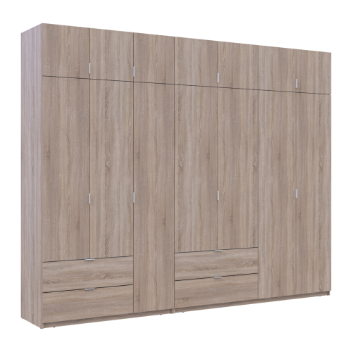 ЛУКАС Шафа з антресоллю 3+4 ДСП ДОРОС (DOROS) 300х50х240