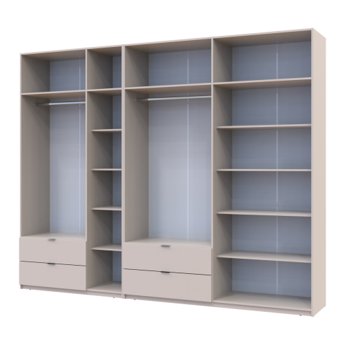 ЛУКАС Шафа з антресоллю 3+4 ДСП ДОРОС (DOROS) 300х50х240