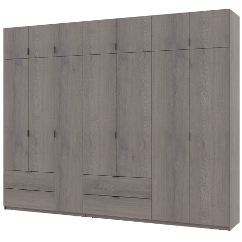 Фото шафи з антресоллю 3+4 ДСП 300 см Лукас ДОРОС (DOROS) канноло