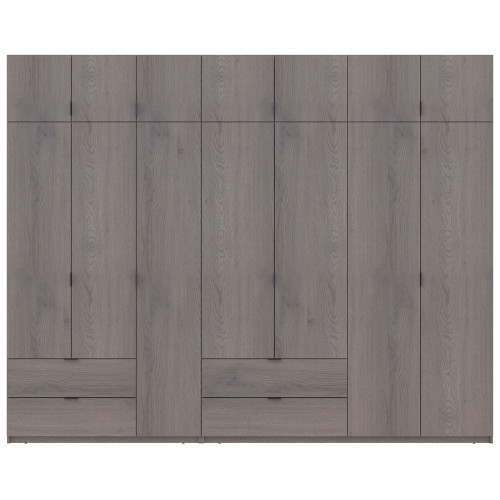 ЛУКАС Шафа з антресоллю 3+4 ДСП ДОРОС (DOROS) 300х50х240