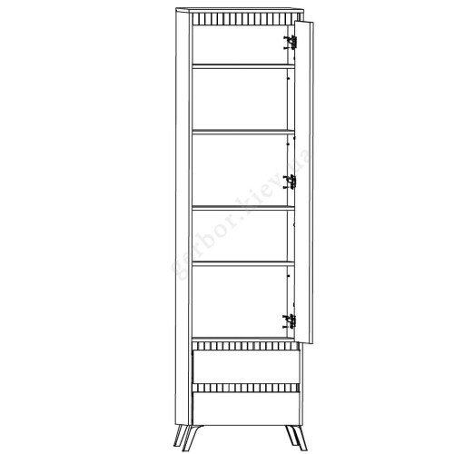 Фото пеналу ЛАУНДЖ REG1D2S  БРВ (ВМК) – схема наповнення