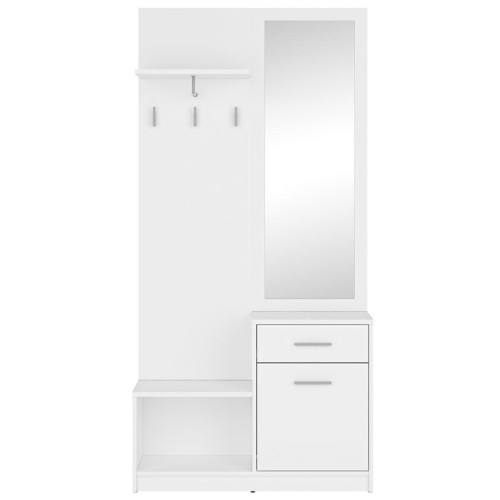 Фото прихожей NEPO PLUS PPK BRW белый - вид спереди