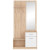 Фото прихожей NEPO PLUS PPK BRW  дуб сонома / белый - вид спереди
