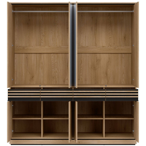 Фото шафи з дзеркалами FERRO FE11 LIVEO – вигляд спереду наповнення