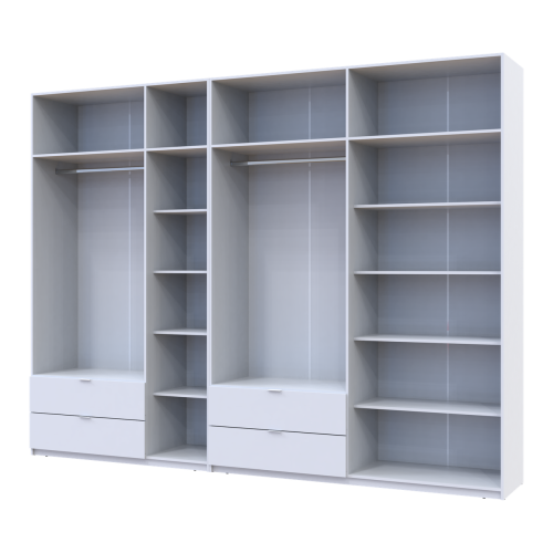 ЛУКАС Шафа з антресоллю 3+4 ДСП ДОРОС (DOROS) 315х50х240