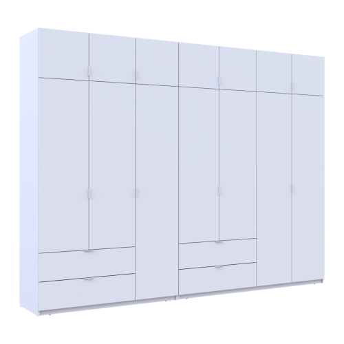 ЛУКАС Шафа з антресоллю 3+4 ДСП ДОРОС (DOROS) 315х50х240