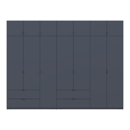 ЛУКАС Шафа з антресоллю 3+4 ДСП ДОРОС (DOROS) 315х50х240