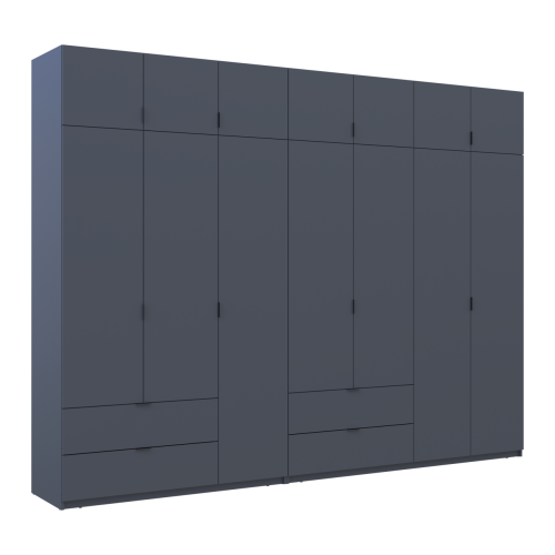 ЛУКАС Шафа з антресоллю 3+4 ДСП ДОРОС (DOROS) 315х50х240