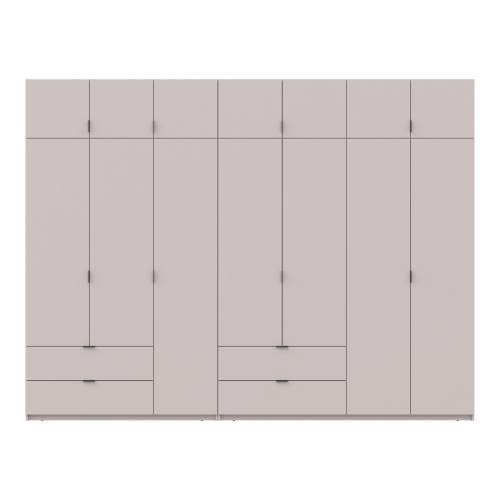 ЛУКАС Шафа з антресоллю 3+4 ДСП ДОРОС (DOROS) 315х50х240