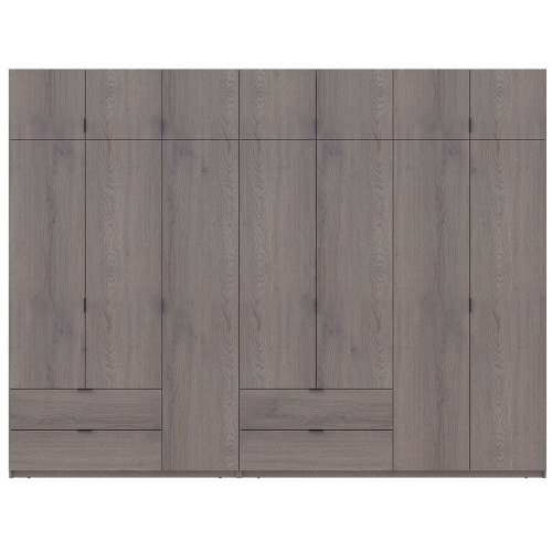 ЛУКАС Шафа з антресоллю 3+4 ДСП ДОРОС (DOROS) 315х50х240