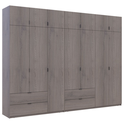 ЛУКАС Шафа з антресоллю 3+4 ДСП ДОРОС (DOROS) 315х50х240