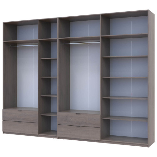 ЛУКАС Шафа з антресоллю 3+4 ДСП ДОРОС (DOROS) 315х50х240