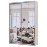СІТІ ЛАЙТ Шафа-купе 2 Дзеркала ДОРОС (DOROS) 150x45x225