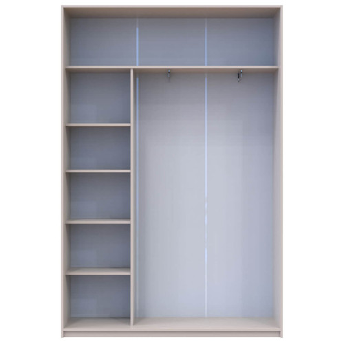 СІТІ ЛАЙТ Шафа-купе 2 Дзеркала ДОРОС (DOROS) 150x45x225