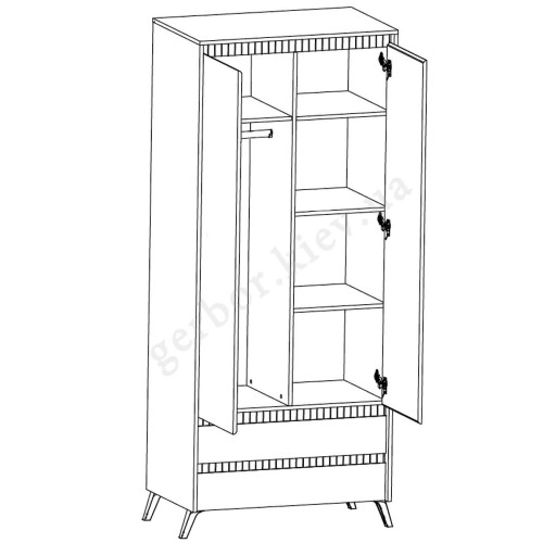 Фото шафи ЛАУНДЖ SZF2D2S БРВ (ВМК) – схема наповнення