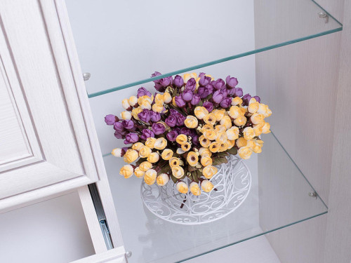 На фото стеклянные полки буфета TIFFANY 2W3S1B MEBELBOS