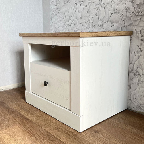 Фото приліжкової тумби FRIJA KOM1S BRW від покупця – вигляд збоку